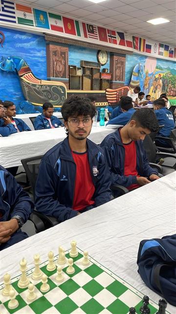 महाविद्यालय के छात्र विपुल का पूर्वी जोन अंतर विश्वविद्यालयीन शतरंज प्रतियोगिता के लिए चयन 