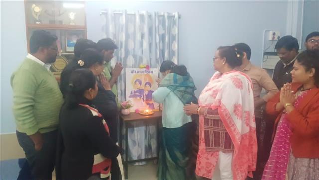 महाविद्यालय में वीर बाल दिवस का गरिमामय आयोजन